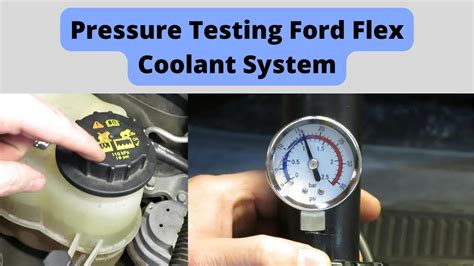 pressure testing for coolant tank